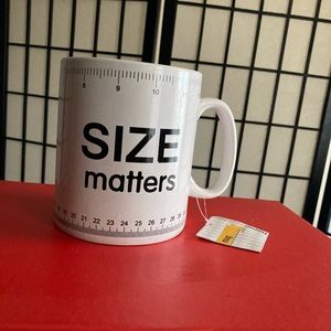 * SIZE MATTERS * 32 oz Mug * NEW